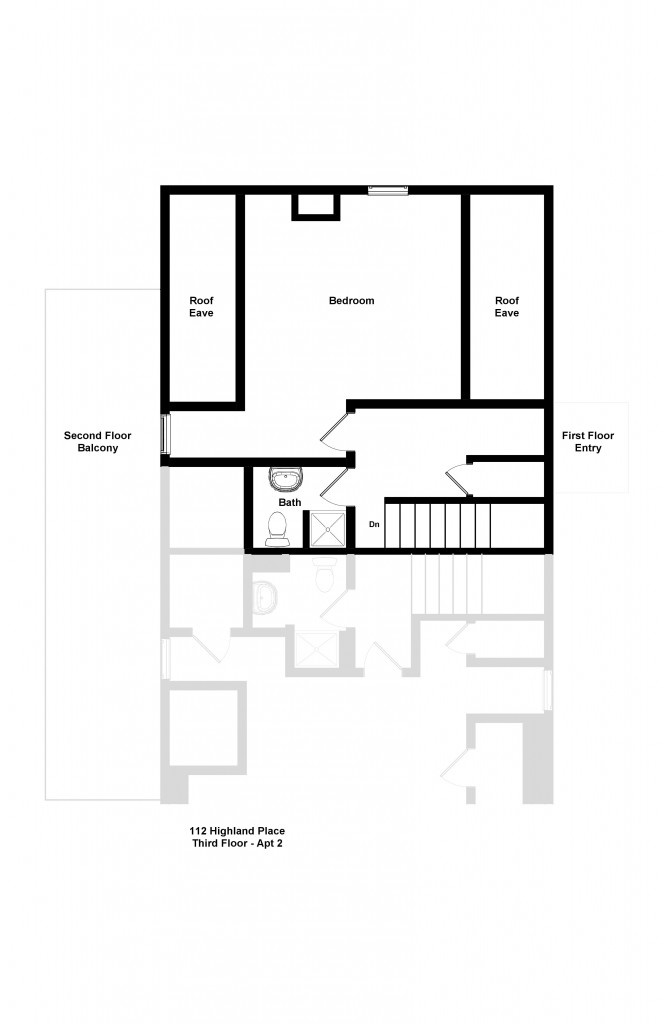 112HighlandPlaceApartment2ThirdFloorFloorplan PJ Apartments